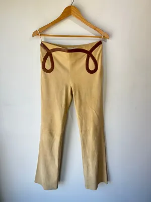 Vintage Valentino Suede Pants
