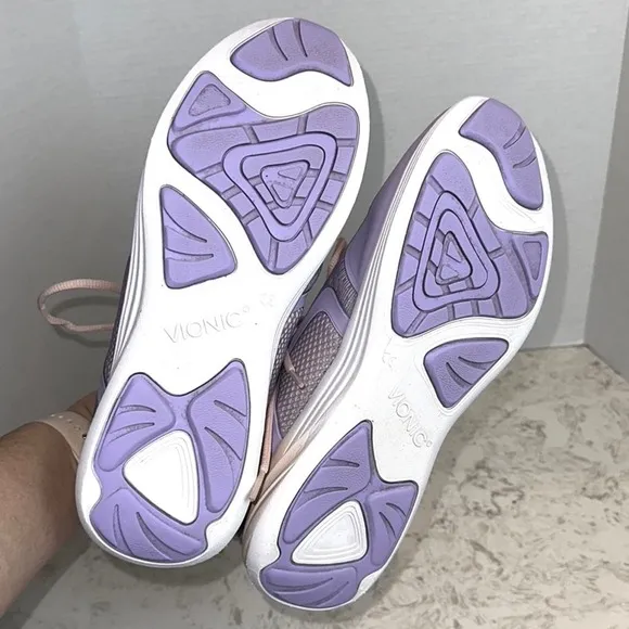 VIONIC Agile Jojo Ombré Lace Up Running Shoe Pastel Lilac