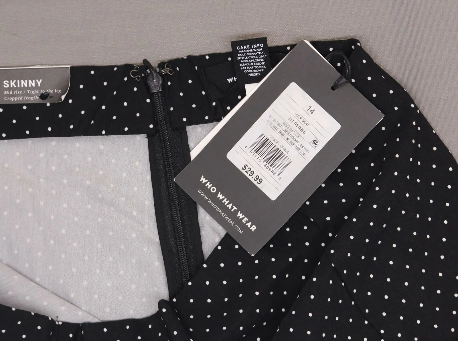 Who What Wear Women's Modern Skinny Ankle Pants