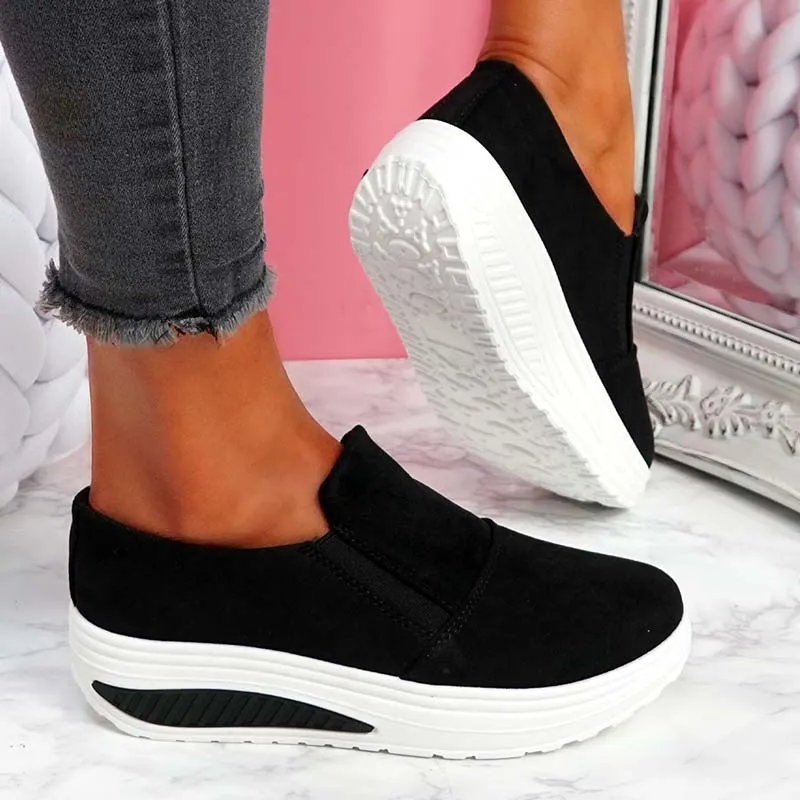Women's Casual Suede Slip On Sneakers | Perfect for Casual Days