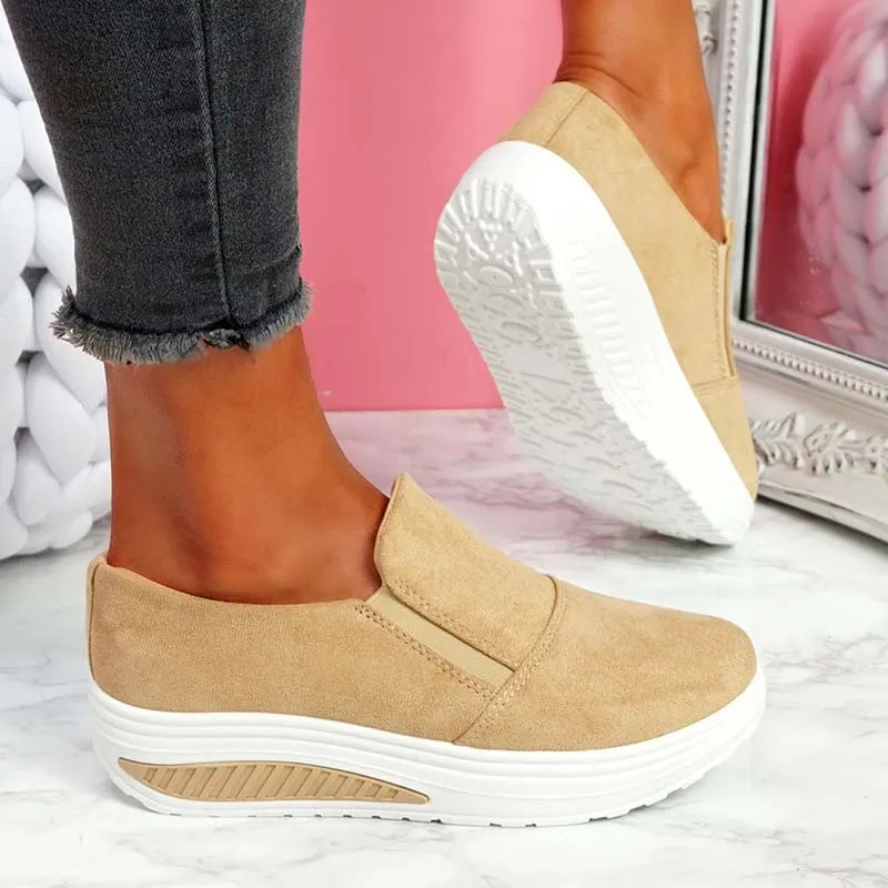 Women's Casual Suede Slip On Sneakers | Perfect for Casual Days