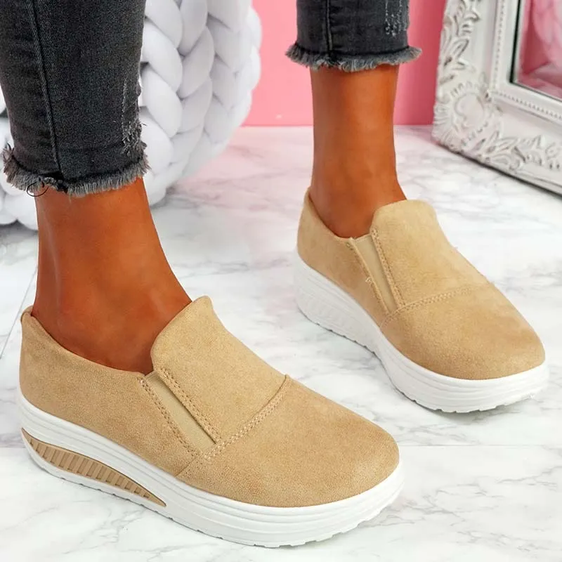 Women's Casual Suede Slip On Sneakers | Perfect for Casual Days