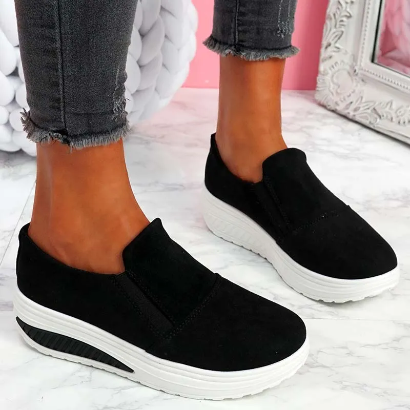 Women's Casual Suede Slip On Sneakers | Perfect for Casual Days