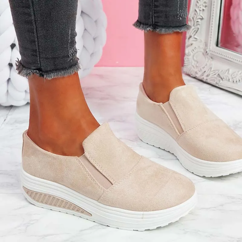 Women's Casual Suede Slip On Sneakers | Perfect for Casual Days