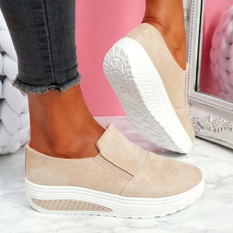 Women's Casual Suede Slip On Sneakers | Perfect for Casual Days
