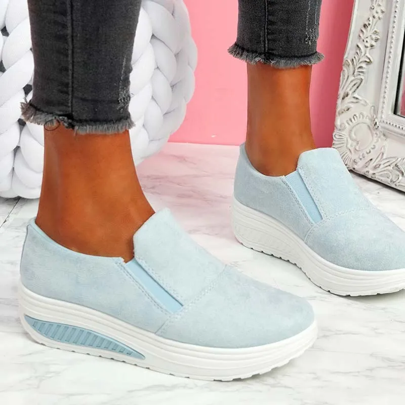 Women's Casual Suede Slip On Sneakers | Perfect for Casual Days