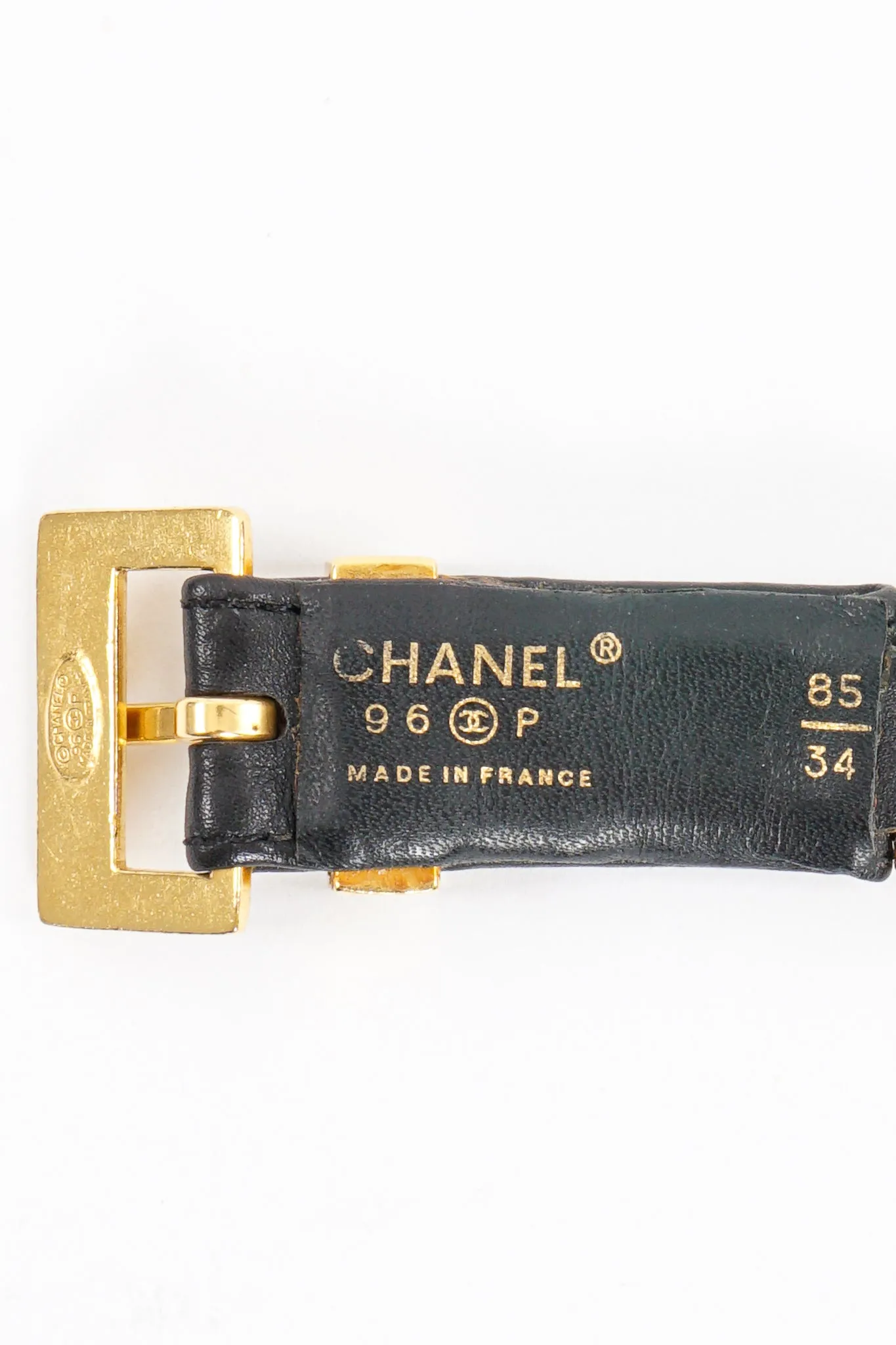 Woven Leather Chain Belt
