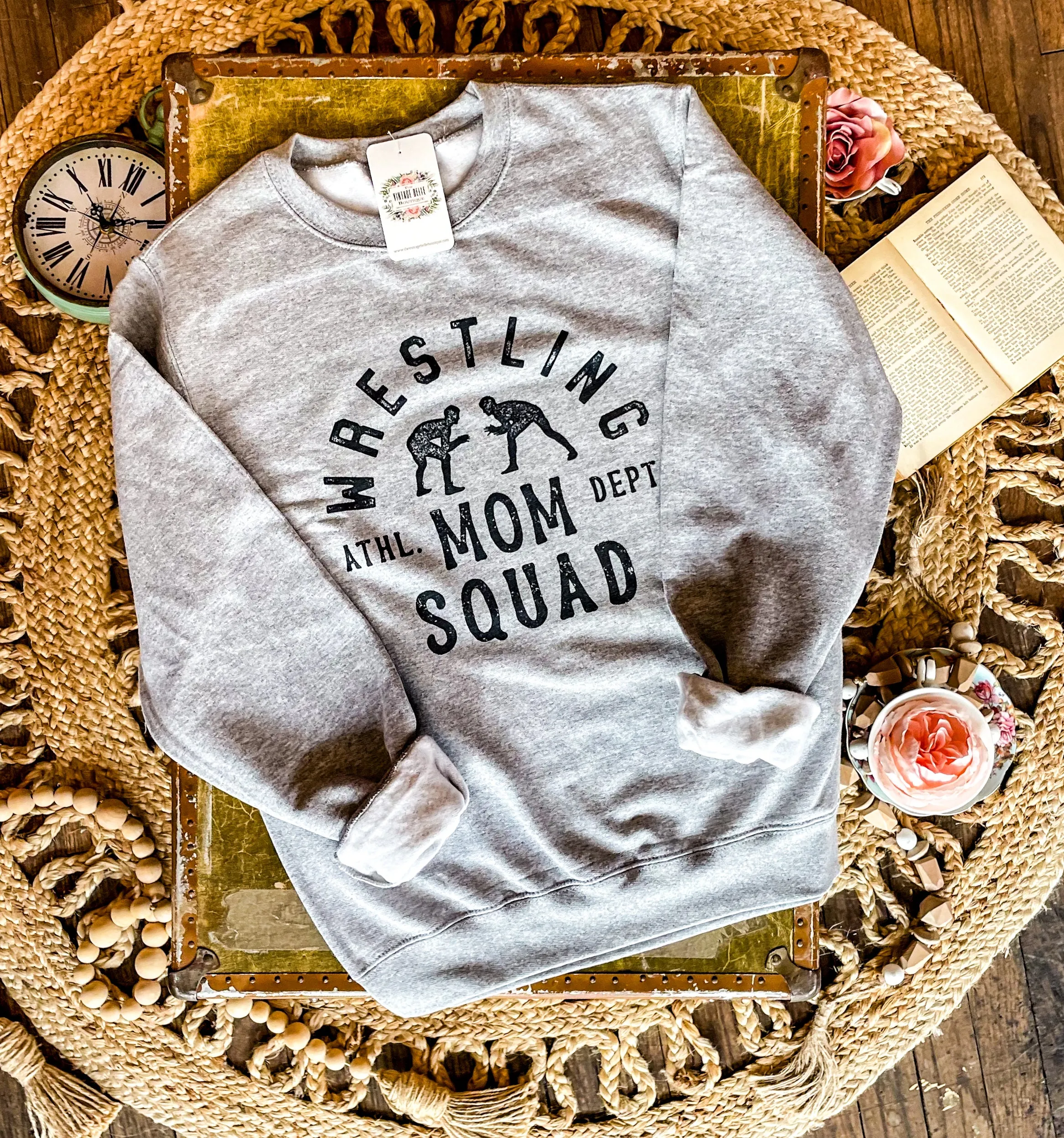 Wrestling Mom Squad Crewneck