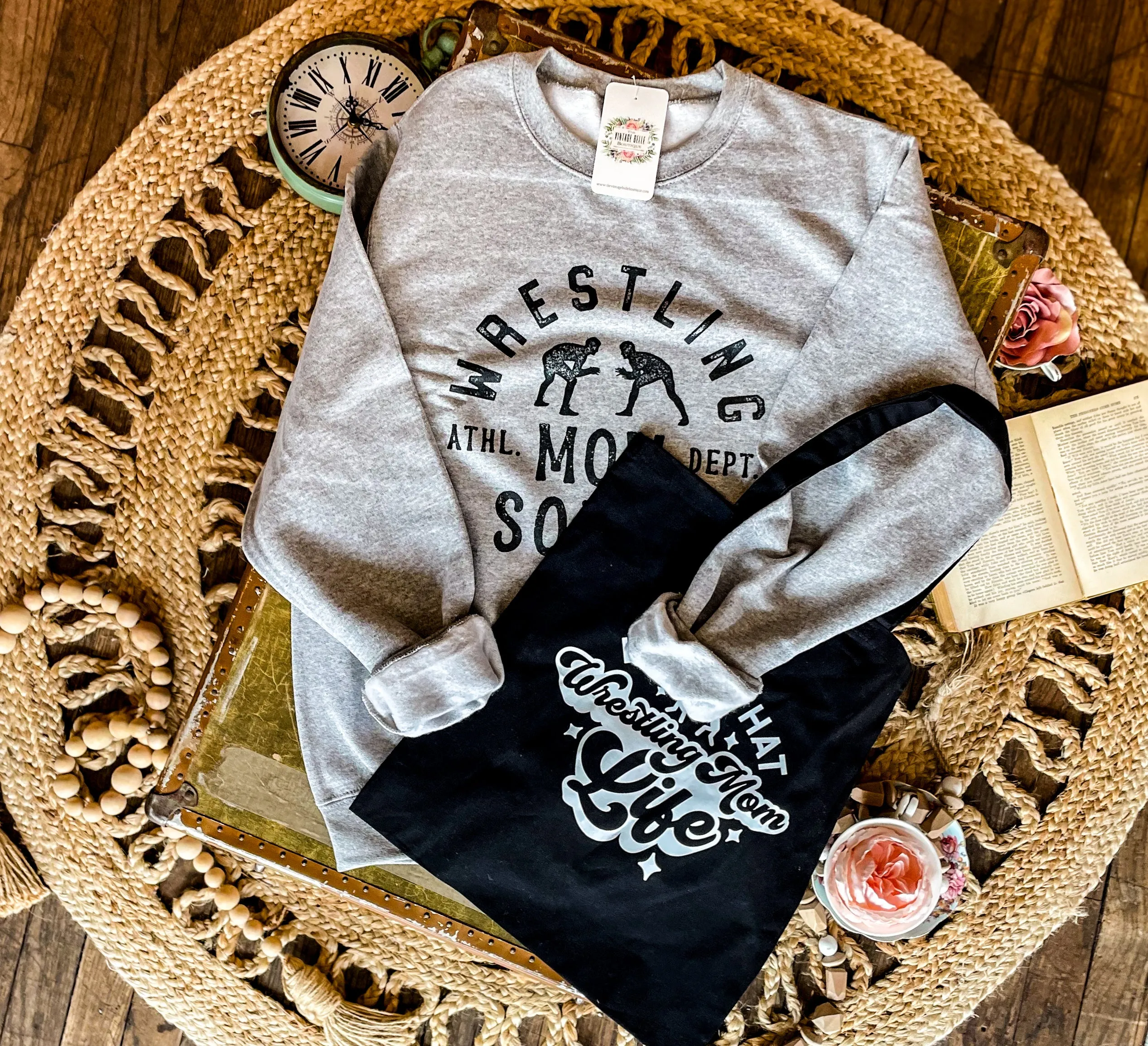 Wrestling Mom Squad Crewneck