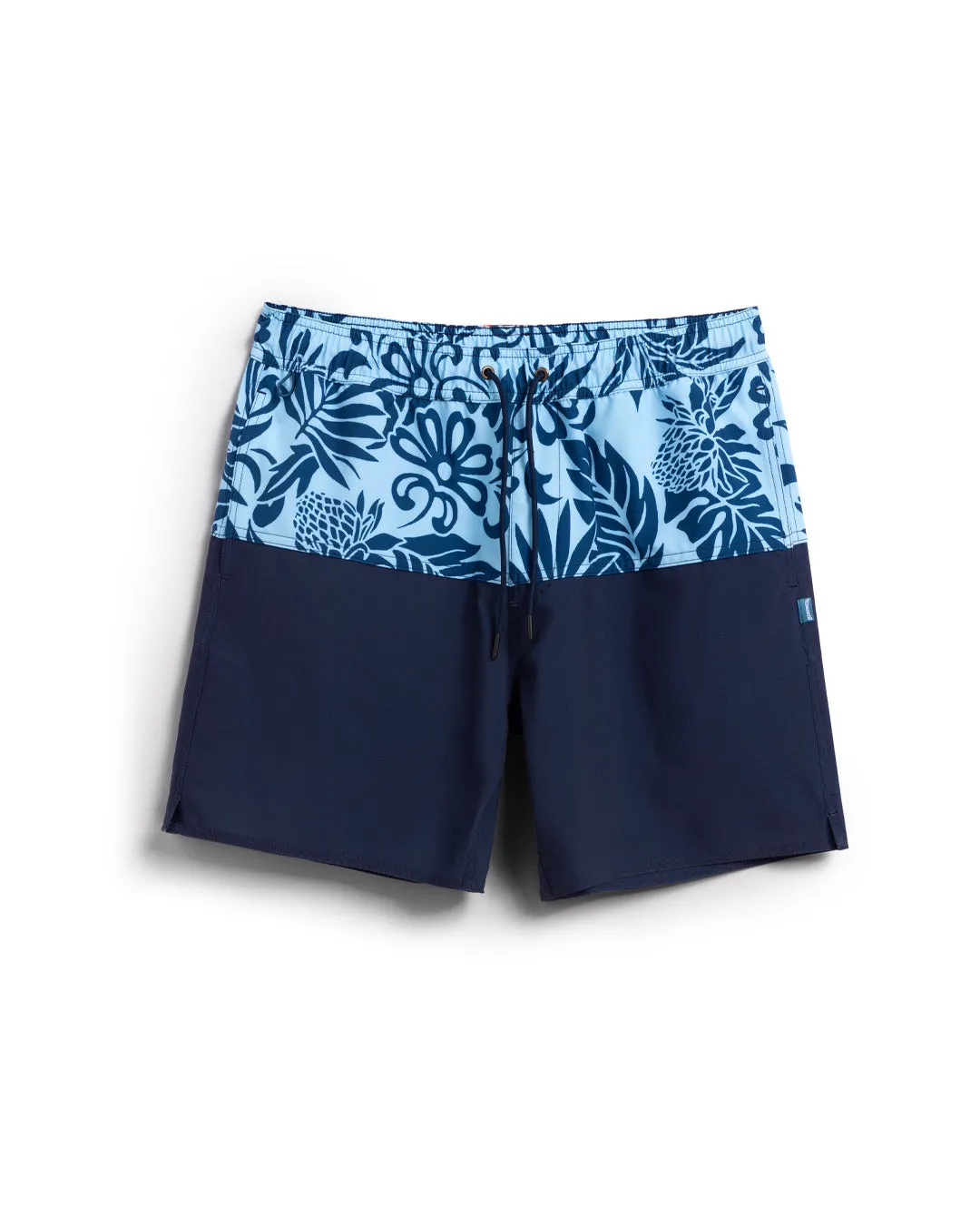 Wright Short - Navy/Half Floral