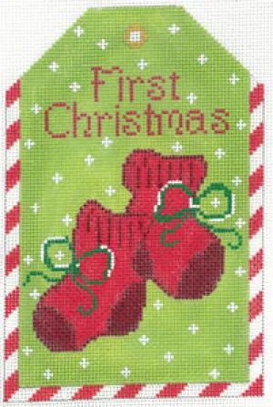 XO-197k - First Christmas Red Booties