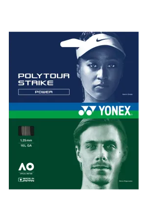 Yonex Polytour Strike 16L G / 1.25 mm - Cool Black